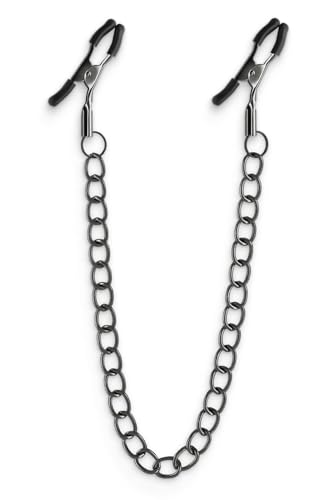 NS Novelties Bound Nipple Clamps Dc2 Gunmetal 44 cm