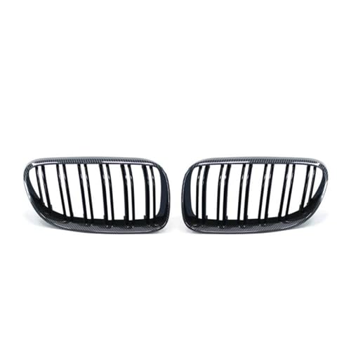 Calandre BMW E92 335i 328i LCI grille de radiateur double lame look carbone
