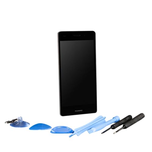  Smatano Huawei P8 Lite 2017 - Schermo touchscreen con cornice nera con set di attrezzi