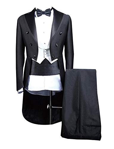 Costume trois pièces à double boutonnage QZI Homme ajusté