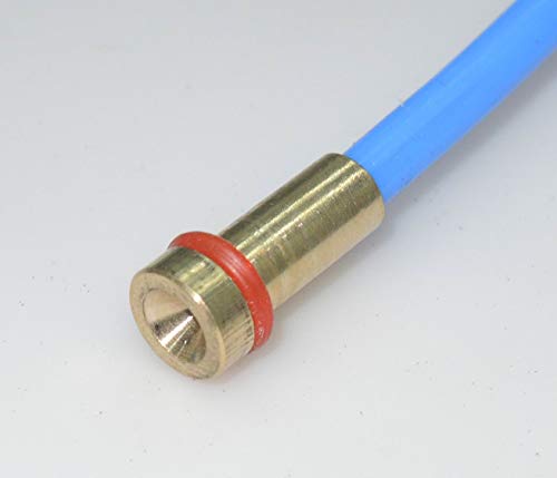 CHNsalescom MB Series European Style MIG MAG PTFE Graphite Steel Liner Welding Liner Wire (3 Meters 10ft,Teflon-Blue)