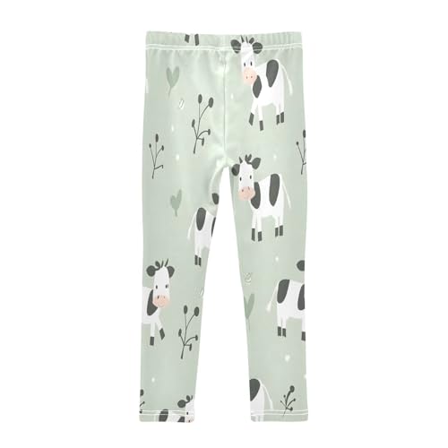 Bolaz Toddler Girls Leggings Printed Yoga Pants Leggings Cute Farm Cows for Kids2