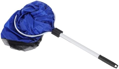 Saluaqui Koi Net for Catching Fish Koi Net for Pond Pond Sock Sock for for Fish Aquarium Soft Fishing Transfer Mesh Basket (Diameter 30CM, Handle 50CM) - 2