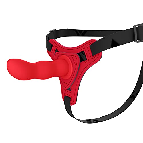 5 Inch Soft Smooth Toys Couples Adjustable Waist Small Size for Women Men Body Relaxing NSADH6YA (Red)