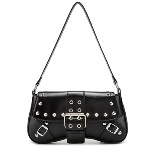 Image of Women's Shoulder Bag Y2K Purses 90s Studded Rivet Punk Handbag,Summer Purses