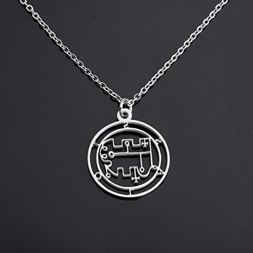 Lywjyb Birdgot Seal Sigil Necklace Medallion Occult Demon Solomon Witchcraft Gifts3