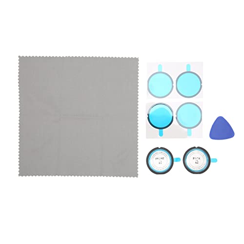 Protectores de Lente Dual, Juego de Protectores Adhesivos para Lentes, Cubierta Protectora Antirayones con Revestimiento Múltiple y Material de Policarbonato (PC) para Accesorios de Cámara de Acción Panorámica X3 miniatura 1