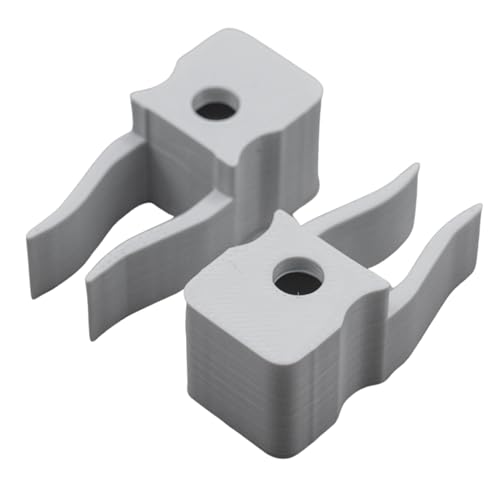 ULEIVA Tope de puerta corredera de repuesto de 2 unidades, color gris, compatible con IKEA Pax Hasvik Grimo 128866 (gris)