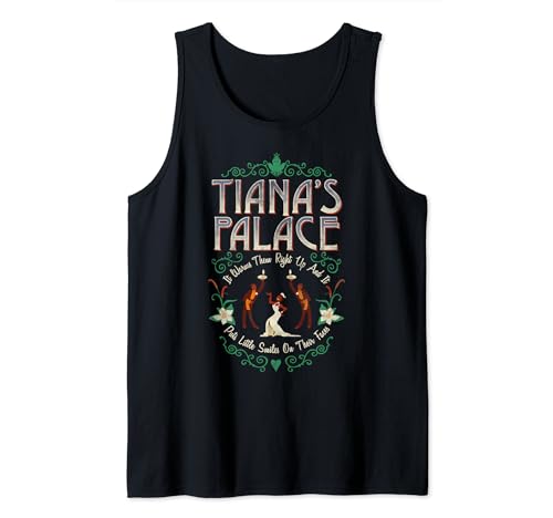 Débardeur Tiana's Palace imprimé graphique Disney avec finitions soignées
