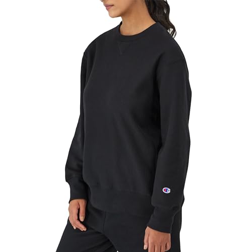 Champion, Reverse Weave, Oversized Fleece Crewneck Sweatshirt for Women3