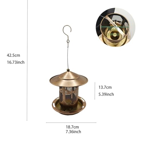 Mangeoire oiseaux extérieur avec base remplaçable pour jardin