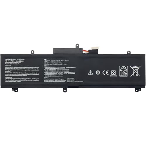 Aerxveciy C41N1837 Batería para ASUS ROG Zephyrus G15 GA501I GA502 GA502D GA502DU GA502GU GA502IV GU502 GU502DU GX502GW GX532GV GU532GW GU502LU GU502LW GU502LV GX502LXS GX502GV GX502GW