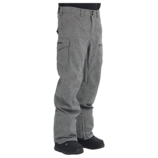 Burton Mens Covert Pant, Bog Heather New, Small