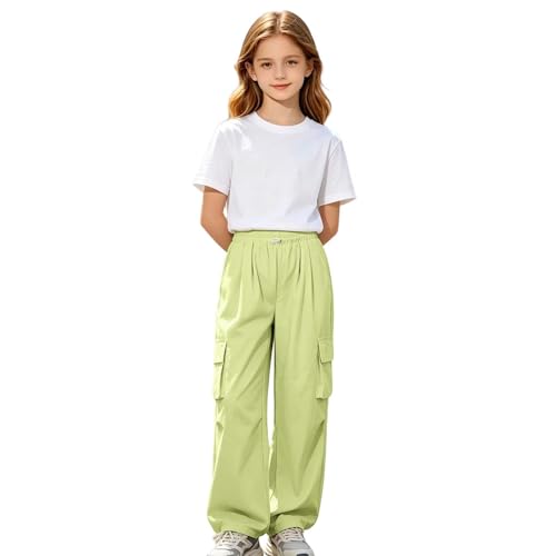 Pantalon utilitaire filles en similicuir idéal pour jouer dehors