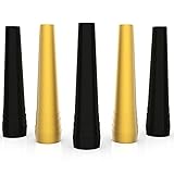 Shisha Hygienemundstück Zubehör Premium VEIRA - für Wasserpfeife, Länge 59 mm Schwarz & Gold - Shisha Mundstücke VEIRA Einweg bunt Hygiene Mundstücke Hookah Mouth Tips (80)