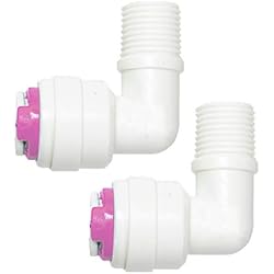 Codo Antiretorno Para Osmosis Inversa Vyair 1/4´´ Elbow Check Valve Pushfit - Válvula de retención de codo de ósmosis inversa de un solo sentido (2)