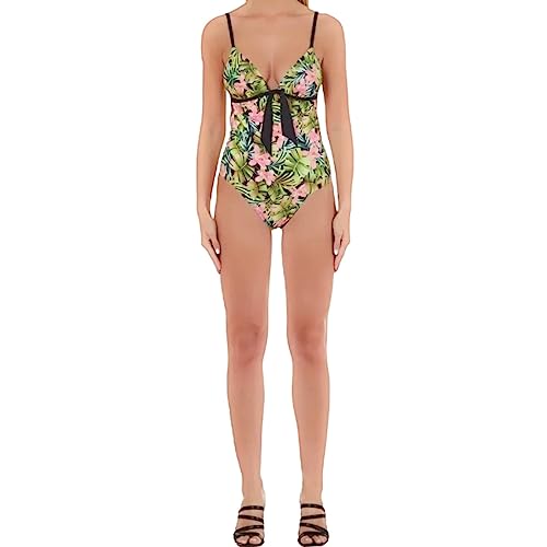  Liu Jo Costume Intero Mare Floreale VA3015 (2B S, Black Jungle)