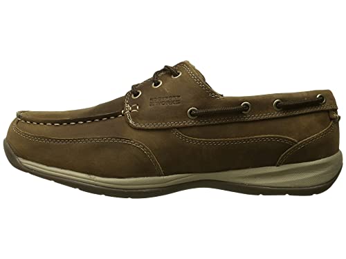 Image of Rockport Works Men's Sailing Club 3 Eye Tie Boat Shoe