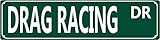 Qianyin Drag Racing Dr Metal Street Tin Sign Funny Vintage Slim Tin Signs 16 x 4 Inch Wall Art Decor Iron Poster for Home Farmhouse Bar Cafe Garage Indoor Outdoor Gift