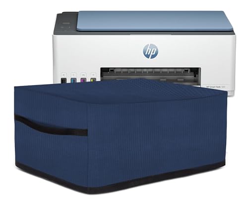 Image of Cranique Fabric Dust Proof Printer Cover for HP Smart Tank All-in-One 580 / 581 / 585 (Blue)