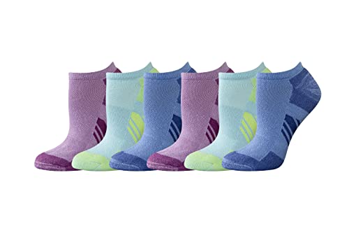 Image of Amazon Essentials Women's Performance Cushioned Breathable Cotton Athletic No-Show Sports Socks, 6 Pairs