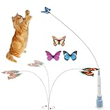 Auto-divertissement : permet aux chatons de jouer seul en faisant bouger le papillon flottant, améliorant leur stimulation mentale et physique même en votre absence.
