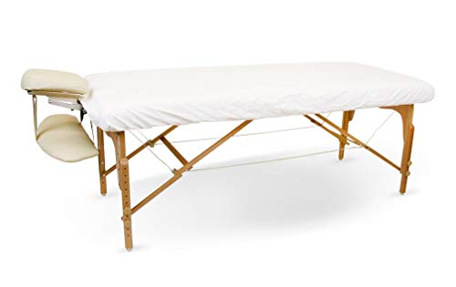 Spa Massage Table Cover Oil-Resistant White