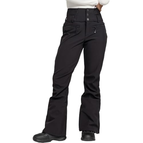 Roxy - Womens Rising High Snow Pants, Color Anthracite, Size: Small