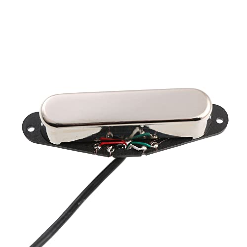 Lywsmsk Noiseless Vintage Tone Alnico 5 Stack Neck Pickup For Tele Telecaster Electric Guitar Nickel #TOP5