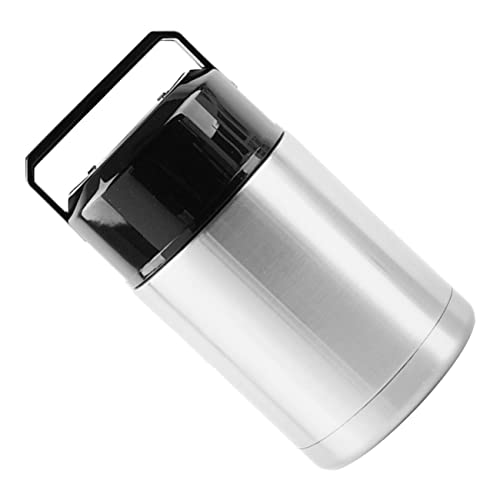 WATIIFUFU Frasco Térmico De Acero Inoxidable 800ml Jarra De Comida Aislante y Sellada Taza De Calor Para Sopa y Papilla Accesorio Portátil Para El Hogar Color Plateado
