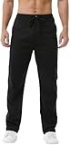 Conception en Lin et Coton : Réalisé en mélange de lin et coton de haute qualité, ce pantalon offre confort, respirabilité et un style élégant parfait pour les occasions décontractées.