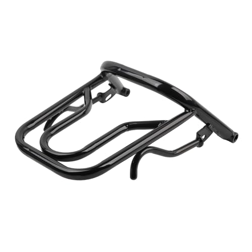 Minho Motorcycle Rear Luggage Rack in Heavy Iron Material Compatible with Yamaha Zuma 125cc 2010-2013 3TH-4TH Generation, Black Color