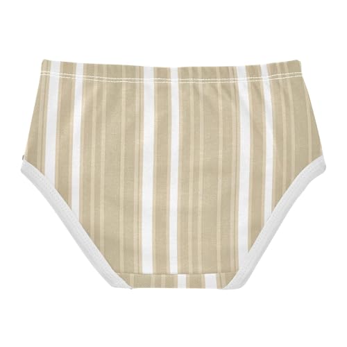 Yellow White Stripe Toddler Girls's Underwear 2T 23008902