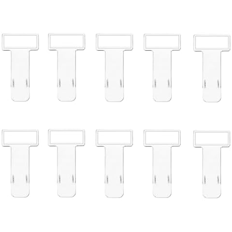 Mezfrguo 10 PCS Car Windshield Parking Ticket Holder Universal Windshield Sticker Holder Windshield Clips Transparent Parking Permit Holder with Adhesive Tape for Car Windscreen Window Cover