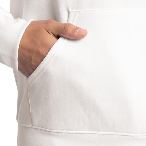 Image of Fruit of the Loom Men's Eversoft Fleece Pullover Hooded Sweatshirt, Moisture Wicking & Breathable