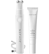 NUFACE | Skincare Kit FIX Microcorriente Facial + Serum FIX | Contorno de Ojos Labios y Frente - ...