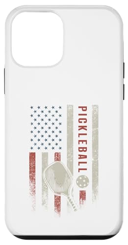 Vintage American US Flag Pickleball Paddle �X�}�z�P�[�X iPhone 12 mini �p