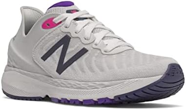 New Balance Fresh Foam 860 V11 Running Shoe, White/Deep Violet, 6.5 US Unisex Big Kid | Image 3