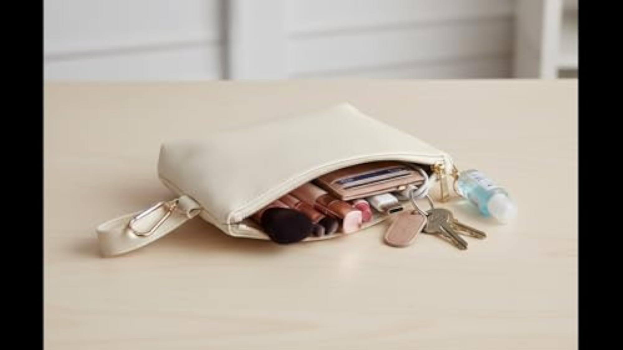 KARTBRINK Multi-Utility Pouch for Women, Zippered Makeup Organizer