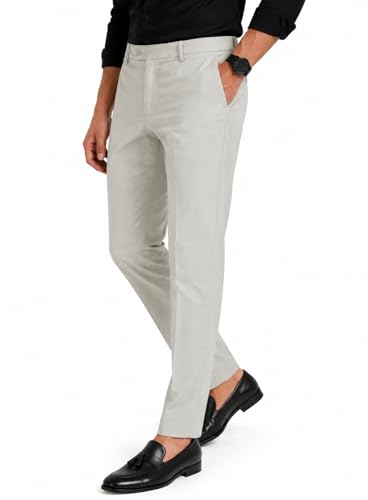 Image of SUNPOINT Formal Pants for Men Office Wear - Premium Regular Fit Formal Trouser for Men, Boys, Gents Bottom Formal wear for Office Meeting, Party, Gathering, Wedding