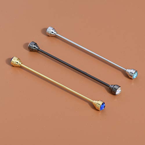 Sparkling Crystal Stone Collar Bar Tie Necktie Pins Shirt Collar Stud Bar for Men with Gift Box3