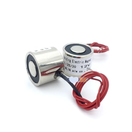 Électro-aimant 12V L-P25/20 ventouse magnétique de levage 50N - 5