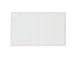 Bon Chef 52002WHITE EZ Fit Aluminum Tile, Double Size, White