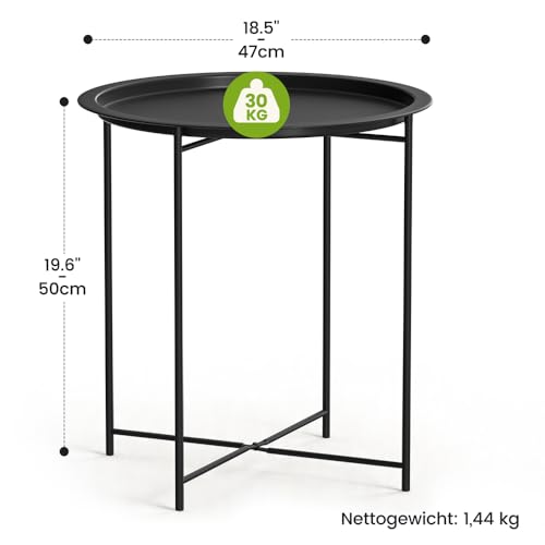 Table d'appoint d'extérieur pour balcon terrasse et camping pliable solide