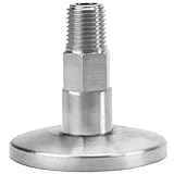 2 Stück Edelstahl-Flansch auf 2" NPT-Stecker-Adapter – Schnellverbindungs-Vakuumanschlüsse(KF50-1/4 in.)