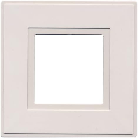 kenable Light Switch Surround Finger Plate White [2 Pack]