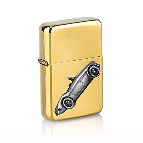 Briquet à essence Healey 3000 Mk1, cadeau idéal vintage effet étain rechargeable