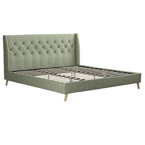 Novogratz 4357949N Her Her Majesty Bed, King, Green