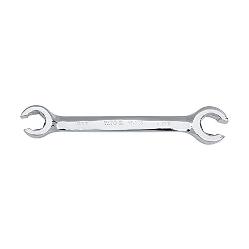 Image of Yato Flare Nut Wrench YT-01385|Tool Set|Tools for Home|Industrial Tools|Spanner for Home|Tool Kit Set|Flare Nut Wrench Set|Wrench Set|Toolkit|Wrench Set|Wrench Adjustable|Wrenches|17X19MM