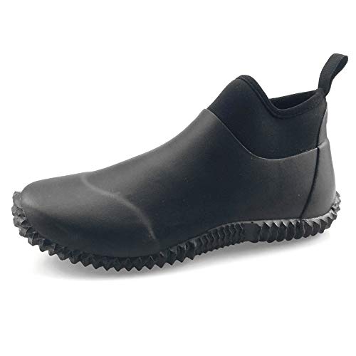 SYLPHID Men's Garden Shoes Women's Rain Shoe Waterproof Neoprene Camp Booties for Camping, Lawn Care, Gardening and Yard Work